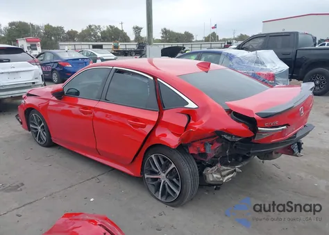 2023 Honda Civic Touring из США, поврежденный, VIN 2HGFE1F91PH307546